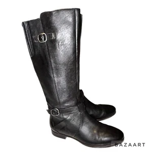 Damenstiefel 8,5 UGG Australia Beryl schwarz Leder hohe Reiterschnalle 1005920 - Bild 1 von 12