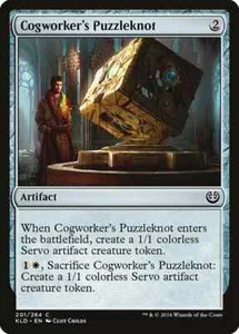 COGWORKER'S PUZZLEKNOT X 4 N/M- KALADESH MAGIC THE GATHERING - Foto 1 di 1