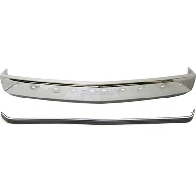 2Pc Front Bumper Face Bar Set For 88-98 GMC C1500 C2500 K1500 Suburban Chrome - Image 1 of 4