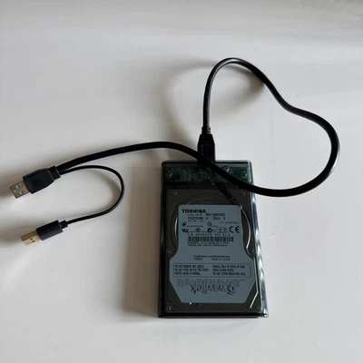 WII U Toshiba 120gb External Hard Drive USB with cable for Wii U - Image 1 of 2