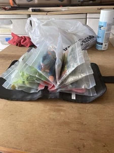 Lot Of 10 Bags Assorted Soft Swimbait Lures W/BassPro Carry Bag - Picture 1 of 8