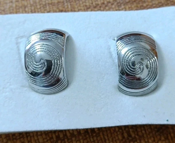 Pierre Lang Ohrring Creolen Ohr Clips  - Bild 1 von 3