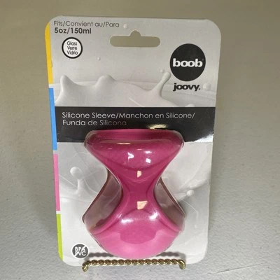 Joovy Boob 5oz Pink Baby Bottle Silicone Sleeve New in Package Sealed - Image 1 of 3
