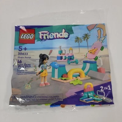 NUEVO LEGO Friends SKATE RAMP 30633 2 en 1 Polybag Juego de Monopatín Retirado Foto 1 de 4