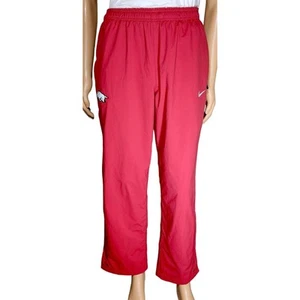 University of Arkansas Lined Track Pants Nike Storm-Fit Razorbacks Size Medium - Picture 1 of 8