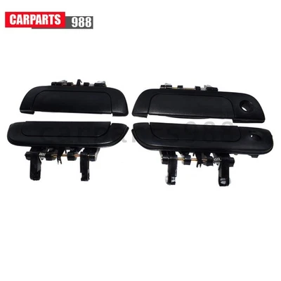 Juego de 4 manijas de puerta exterior delanteras traseras izquierda derecha para Suzuki Esteem 1995-2002 Foto 1 de 4