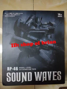 En stock Nuevo Transforms RP-46 Soundwave y 3 cintas Set Robot Figura Juguete  - Imagen 1 de 10