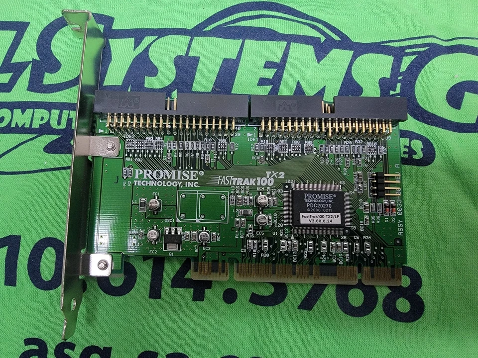 Promise FastTrak100 TX2 PCI RAID Controller Card - Image 1 of 1
