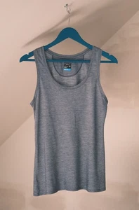 Icebreaker Cool Lite Damen Tanktop Grau Merinowolle Größe M - Bild 1 von 9