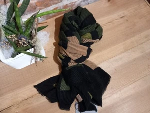 Schal schwarz grün braun Damen Damenschal 160 x 70 cm - Bild 1 von 2