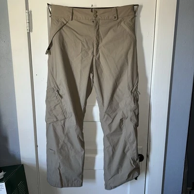 Pantalones de nieve Burton para hombre XL doblados/bronceados bolsillos ventilados pantalones de snowboard  Foto 1 de 4