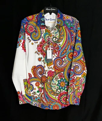Robert Graham DPROPS Rainbow Paisley Small  LIMITED EDITION $398 NWT Classic - Image 1 of 4