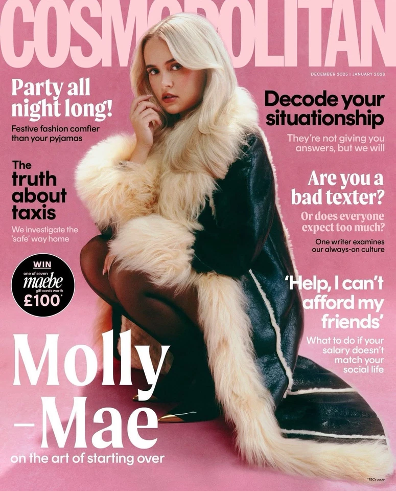 Cosmopolitan UK Magazine December / January 2026 - Molly Mae - Image 1 of 1