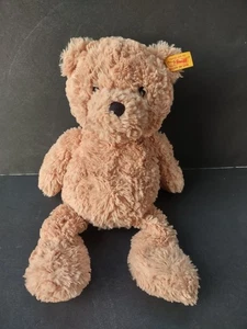 STEIFF Stofftier Jimmy goldbraun Teddybär Sitzsack Plüsch mit Ohrmarke - Bild 1 von 7