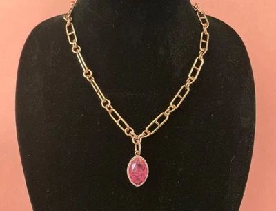 Bomb Party Resort Wear “Collar Isla Maven” NK84410 Topacio Rosa Cuarzo RG Foto 1 de 2