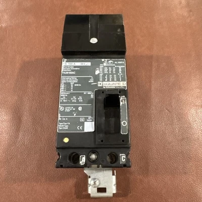 SQUARE D FA26100AB I-Line Circuit Breaker 100A 2P 600V 1PH 100 Amp 2 Pole  - Image 1 of 4