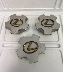 OEM LEXUS ES300 WHEEL CENTER LUG NUT HUB CAPS SET OF QTY 3 92 93 94 95 96 - Picture 1 of 5