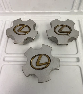 OEM LEXUS ES300 WHEEL CENTER LUG NUT HUB CAPS SET OF QTY 3 92 93 94 95 96 - Image 1 of 4