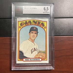 1972 TOPPS MIKE MCCORMICK #682 SF GIANTS HIGH NUMBER BVG EX-MT BEAUTIFUL CARD!