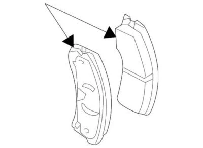 Juego de pastillas de freno de disco originales GM 2003-2013 Chevrolet Cadillac 19259589 Foto 1 de 2