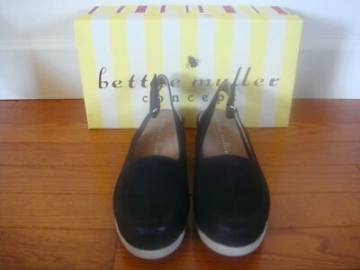 Новый в коробке Bettye Muller на танкетке слинга назад туфли - размер 6 М - Изображение 1 из 4