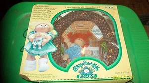  CABBAGE PATCH KID small 4in dolls in frames boxed 001 - Picture 1 of 2