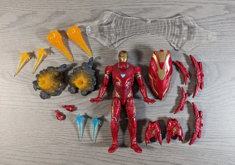 Marvel Legends "Iron Man" from Spider-Man Infinity War 2-Pack - Used Cover