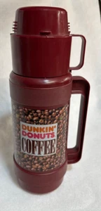 Dunkin' Donuts Kaffee Thermoskanne weinrot mit Trinkbecher - 1 Liter - Modell 3210 - Bild 1 von 8