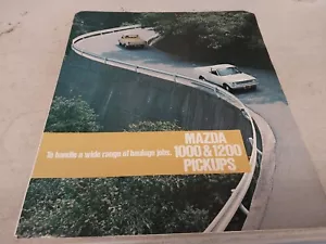 1973 MAZDA 1000 & 1200 PICKUPS Original Sales Brochure - Picture 1 of 4