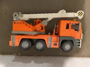 Bruder ORANGE KRAN LKW 18"" lang MAN TGA schön gebrauchtes Spielzeug - Bild 1 von 10