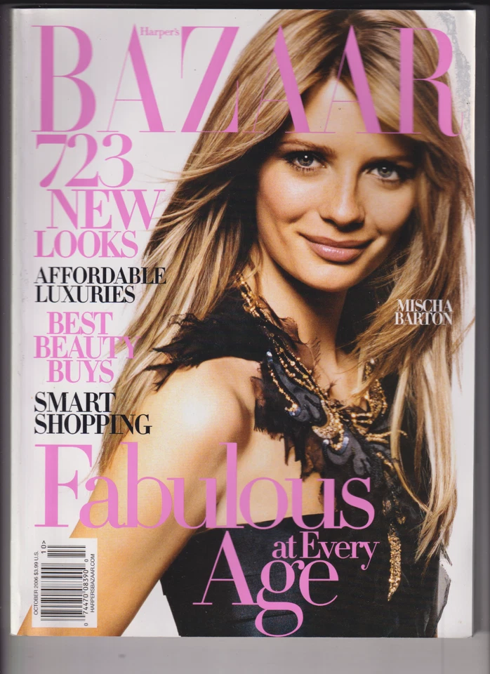 Harper's Bazaar Mag Mischa Barton Fabulous At Every Age October 2006 011320nonr - Image 1 of 1