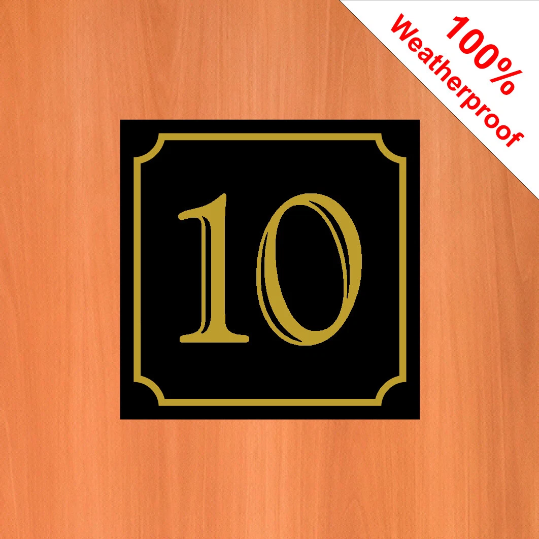 Stick On Numbers 12 Sheets 5-Inch Number Stickers - 132 Pcs Vinyl ...