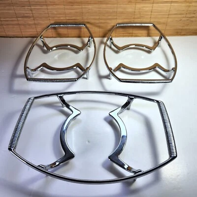 Corning Ware Trivet Casserole Holder Pot Holder Lot of 3 Vintage Trivet Chrome - Image 1 of 4