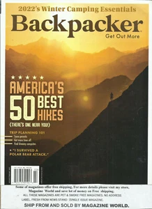 BackPacker Magazine, * America's 50 Best Hikes * January / February, 2022 * - Picture 1 of 1
