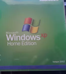 Microsoft Windows XP Home Edition System installation CD and menu - Picture 1 of 2