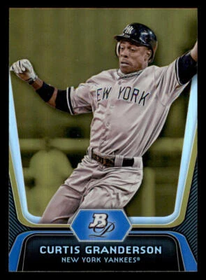 2012 Bowman Platinum Gold #72 Curtis Granderson - Image 1 of 2
