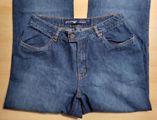 Grenade women's blue jeans, size 9/10, thin, lightweight, cotton, 2 pocket, logo