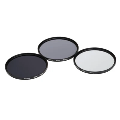  77mm Fader  Filter Kit Neutral Density Filter Set for Nikon  G2M9 - Image 1 of 4