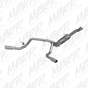 MBRP S5340409 for 16-23 Toyota Tacoma 3.5L EC/CC CatBack Dual Split Exit T409 Ex - Picture 1 of 12