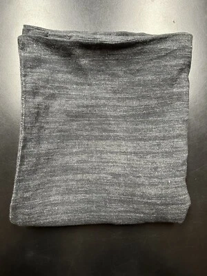 Restoration Hardware RH Goa Solid Clay McLaurin King Size Sham Washed Black — 第 1/4 张图片