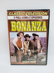 Bonanza DVD 3 Full-Length Episodes also Includes Wagon Train Classic TV NEW - Picture 1 of 3