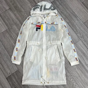 Fila Women's Lightweight Jacket Coat Big Logo Size M - Picture 1 of 5