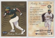 1999 Fleer Ultra Season Crowns Gold Medallion Rickey Henderson #223G HOF