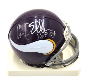 CARL ELLER SIGNED MINNESOTA VIKINGS MINI HELMET COA - Picture 1 of 8