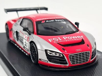 Ebbro 1/43 Audi R8 LMS 2011 Hitotsuyama Racing #21 Resin Scale Model Race Car - Image 1 of 4