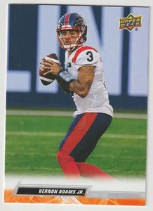 2023 Upper Deck CFL Vernon Adams Jr. Card #84 Montreal Alouettes Oregon
