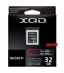Sony 32GB XQD G-Series Memory Card QD-G32E Read : 440MB/s Write 400MB/s 4K AU - Picture 1 of 1