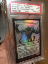 Kozilek, Butcher of Truth, Rise of the Eldrazi Foil PSA 9 Mint Condition