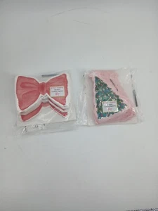 (Lot Of 2) Betsy Johnson Cocktail Napkins 50 Count Packs Bow Christmas Tree  - Picture 1 of 4