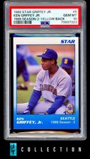 Ken Griffey Jr 1989 Star Company #5 | 1988 Season 2, Yellow Back | PSA 10 POP 25